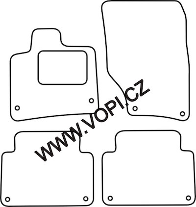 Autokoberce Audi Q7 2006 - 05/2015 Perfectfit (215)